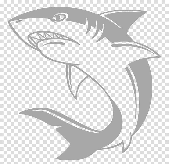 Great white shark Drawing , shark transparent background PNG clipart
