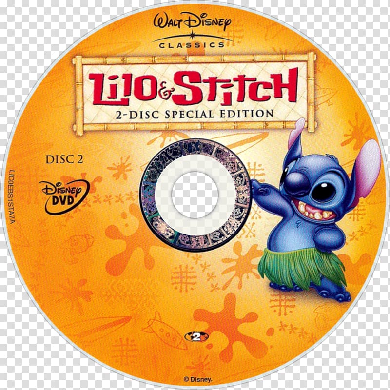 Lilo & Stitch Compact disc Lilo Pelekai DVD, Lilo & Stitch transparent background PNG clipart