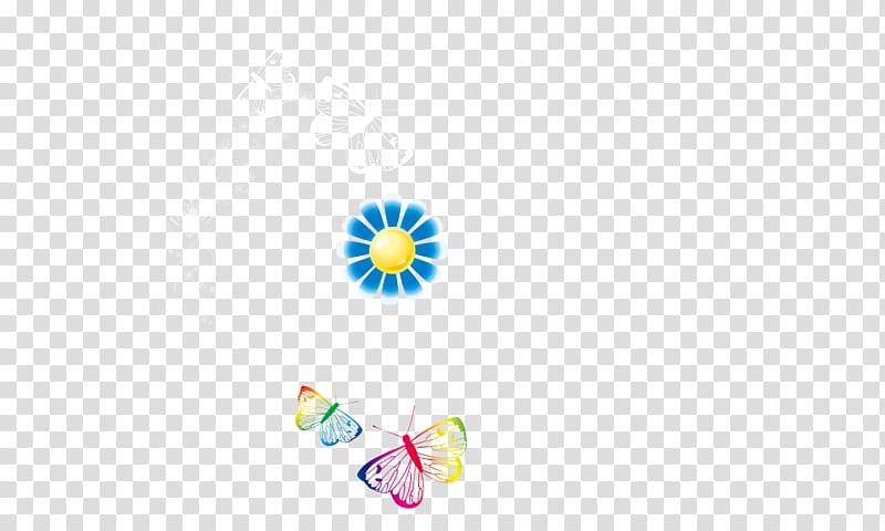 Pattern, butterfly,Cartoon sun transparent background PNG clipart