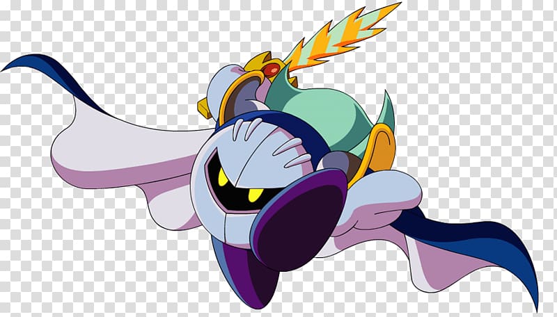 Meta Knight Kirby Super Star Ultra Super Smash Bros. Brawl, make a fist transparent background PNG clipart