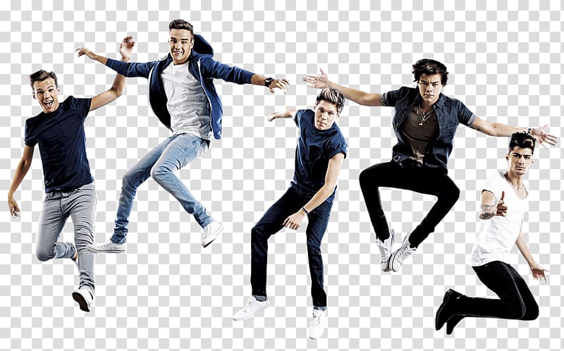 One Direction, One Direction Jumping transparent background PNG clipart