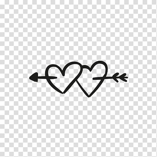 hearts with arrow illustration, Heart Computer Icons Arrow, boho arrow transparent background PNG clipart