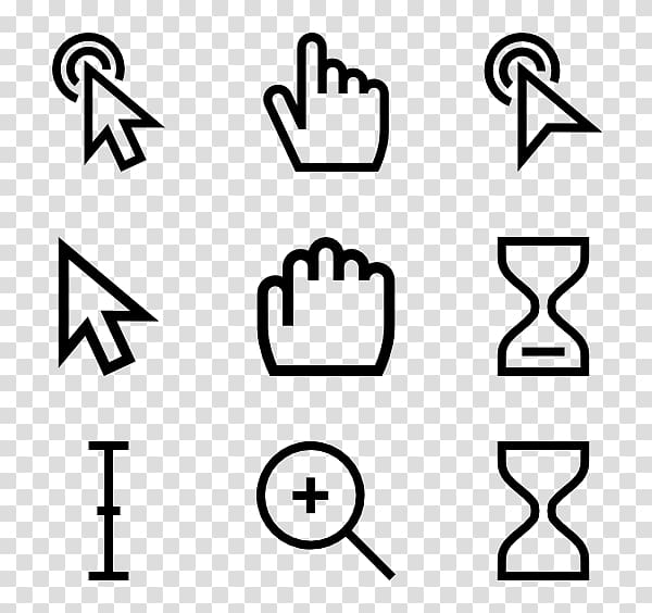 Computer mouse Pointer Cursor Computer Icons, show of hands transparent background PNG clipart