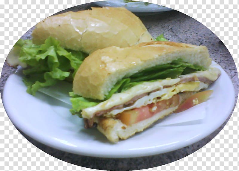 Breakfast sandwich Vegetarian cuisine Pan bagnat Ham Fast food, ham transparent background PNG clipart
