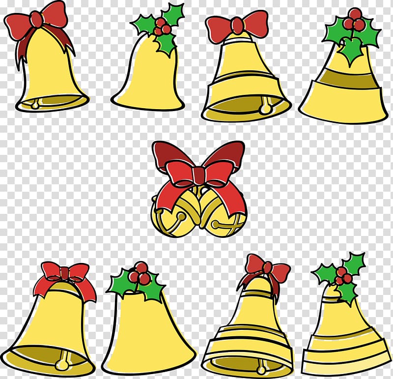 Christmas Bell , Christmas bells transparent background PNG clipart