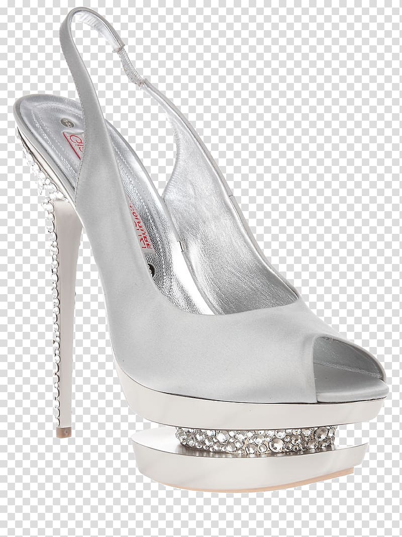Sandal White High-heeled footwear Shoe, Qian Ma can Lorenz silver high-heeled sandals transparent background PNG clipart