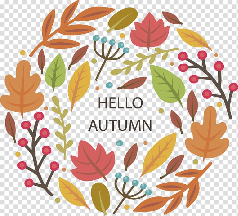 Poster Autumn , Hello autumn Poster transparent background PNG clipart