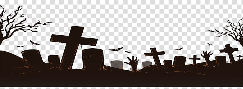 hands coming out from graveyards, Halloween Icon, Graveyard bat transparent background PNG clipart