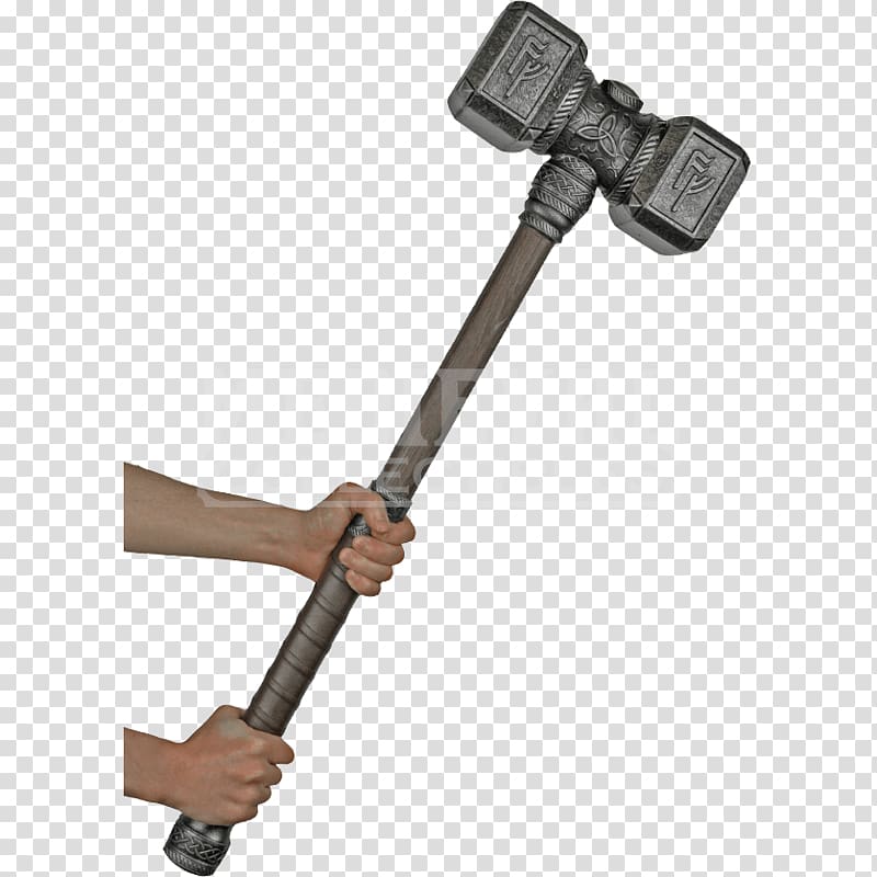 War hammer Weapon Battle axe Sword, War Hammer transparent background PNG clipart