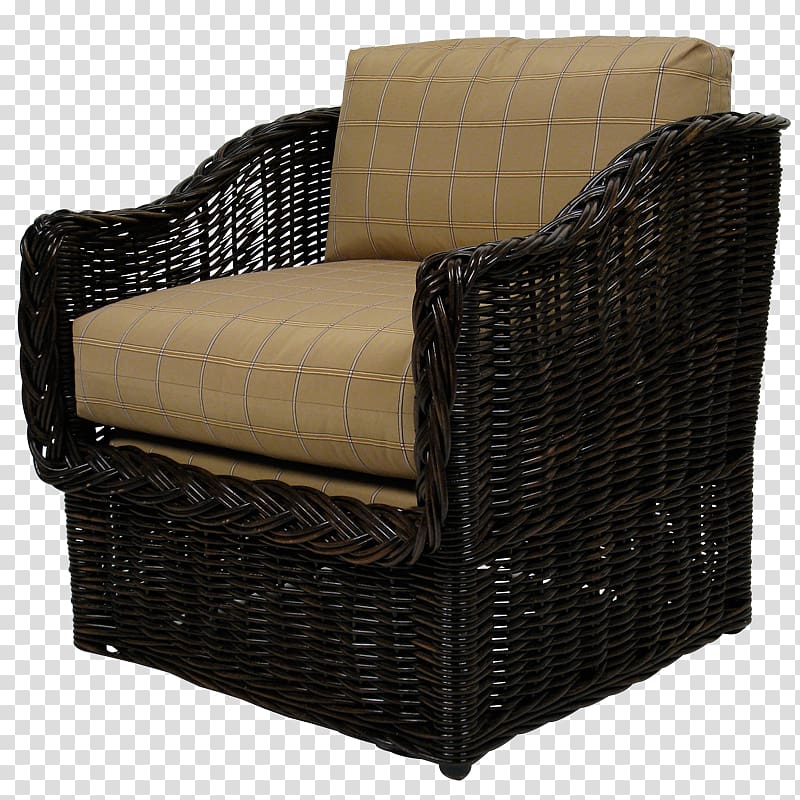 Club chair Product design Couch Wicker, Back Of chair transparent background PNG clipart