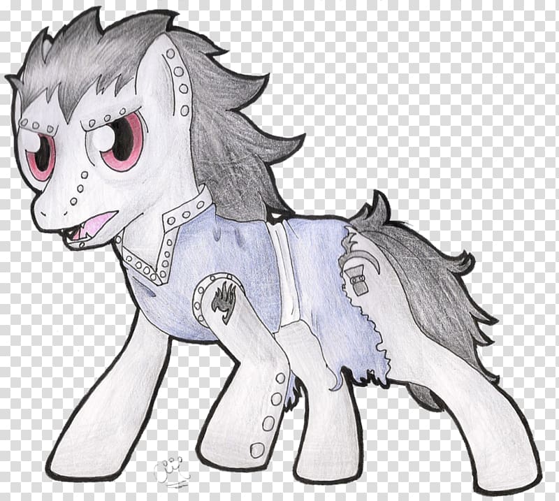 Pony Horse Cat Canidae Dog, Gajeel Redfox transparent background PNG clipart