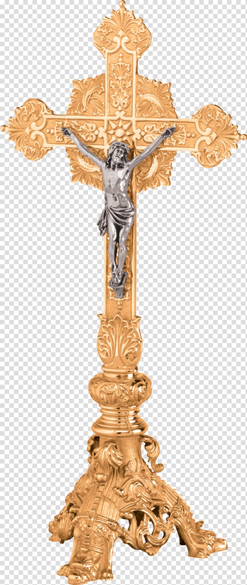 Altar crucifix Cross Chalice, altar transparent background PNG clipart