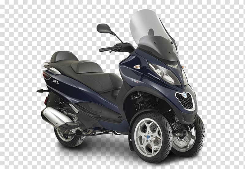 Piaggio MP3 Scooter Vespa Traction control system, scooter transparent background PNG clipart