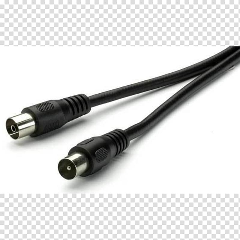 Coaxial cable Electrical cable Television set HDMI TOSLINK, tv antenna transparent background PNG clipart