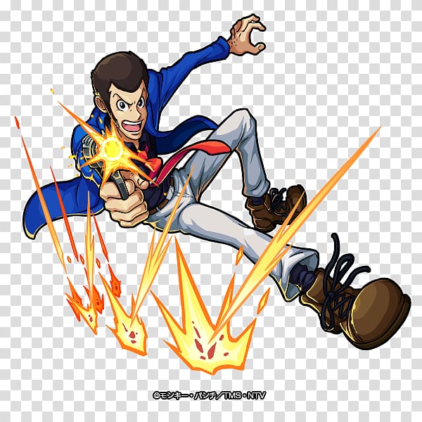 Goemon Ishikawa XIII Fujiko Mine Koichi Zenigata Monster Strike Daisuke Jigen, Goemon transparent background PNG clipart