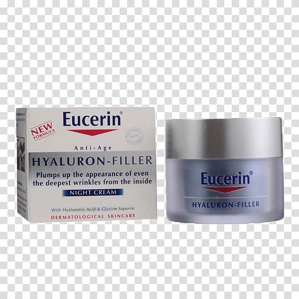 Eucerin HYALURON-FILLER Night Cream Hyaluronic acid Eucerin HYALURON-FILLER Eye Cream, others transparent background PNG clipart