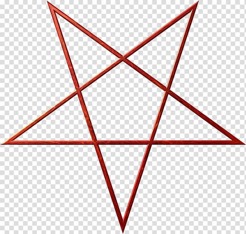 Pentagram graphics Satanism Sigil of Baphomet, pentagram satan transparent background PNG clipart