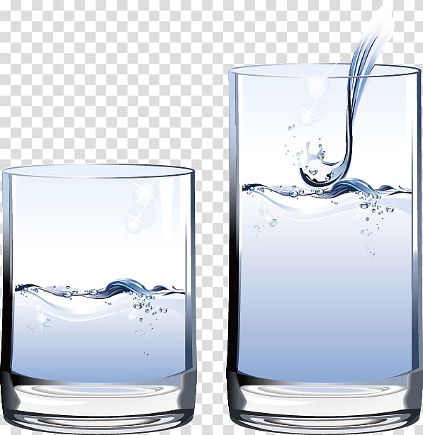 Drinking water Glass Illustration, cup transparent background PNG clipart