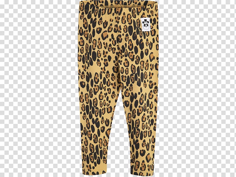 Leopard T-shirt Leggings Children's clothing Mini Rodini, leopard transparent background PNG clipart