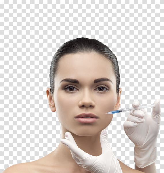 Injection Lip Skin Hyaluronic acid Injectable filler, Face transparent background PNG clipart