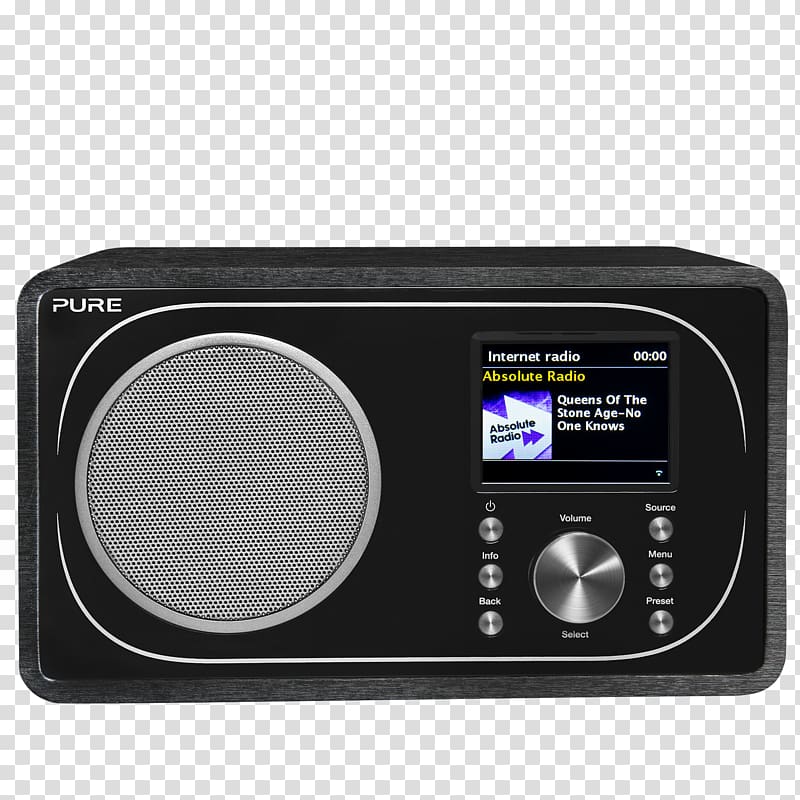 Internet radio Pure Digital audio broadcasting FM broadcasting, radio transparent background PNG clipart