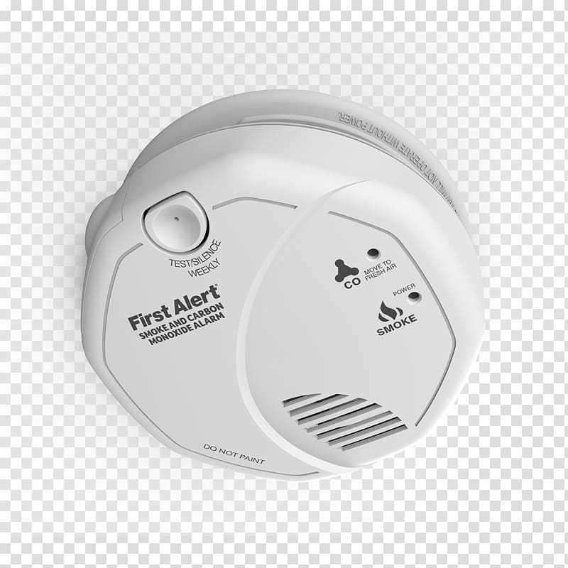Smoke detector Carbon monoxide detector First Alert Alarm device, smoke detector transparent background PNG clipart