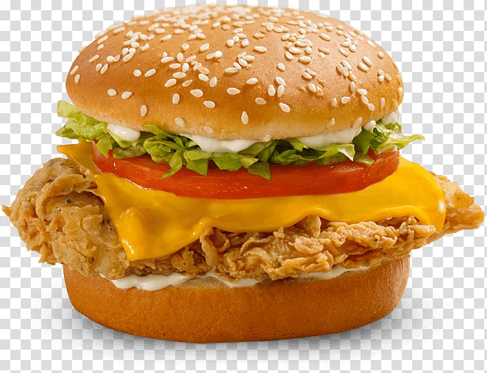 Cheeseburger Church\'s Chicken Chicken sandwich Wrap KFC, fried chicken transparent background PNG clipart