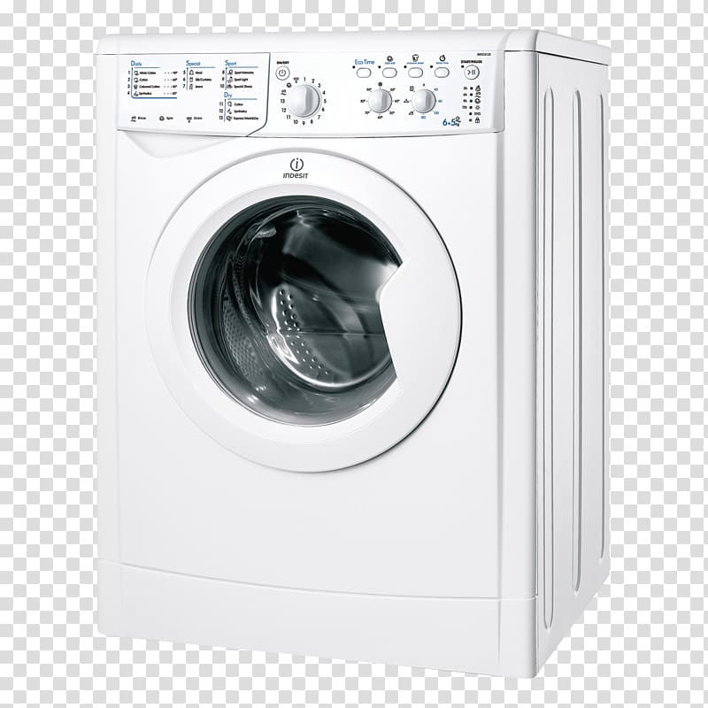 Indesit Co. Clothes dryer Washing Machines Combo washer dryer Hotpoint, washer transparent background PNG clipart