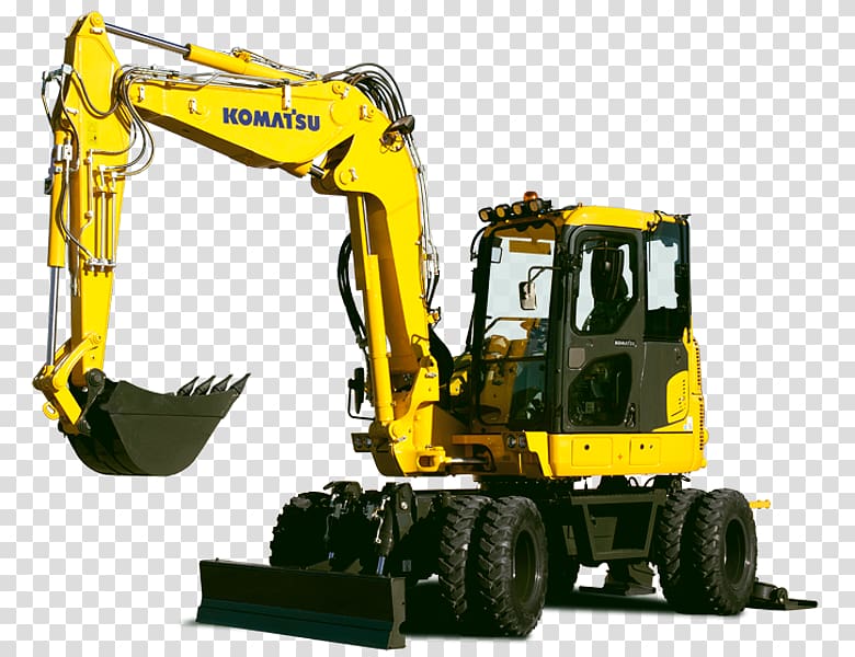 Komatsu Limited Excavator Architectural engineering Hydraulics technique, excavator transparent background PNG clipart