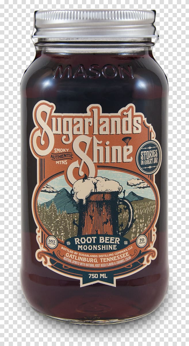 Moonshine Root beer The Sugarlands Sugarlands Distilling Company Whiskey, others transparent background PNG clipart