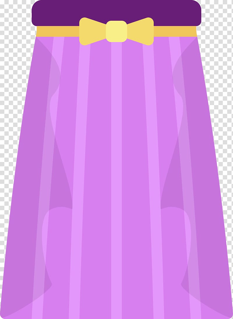 Clothing Dress Skirt Purple, Purple women\'s dress material transparent background PNG clipart