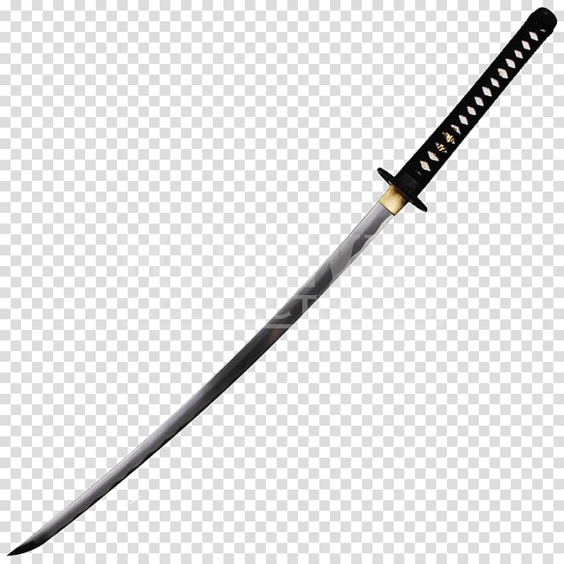 Sabre Katana Japanese sword Weapon, katana transparent background PNG clipart