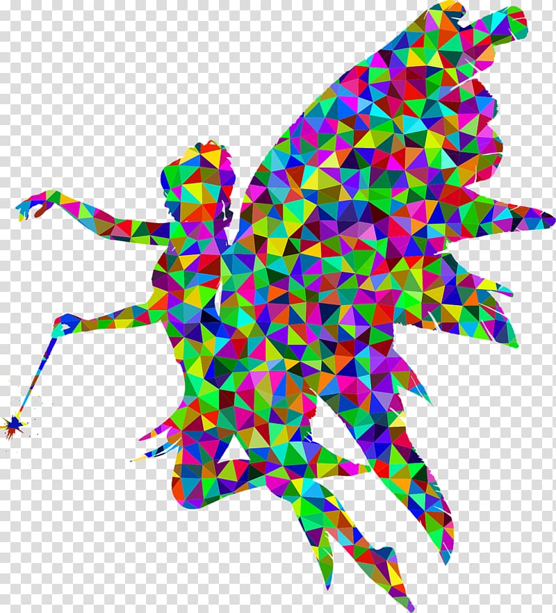 Low poly , Fairy wings transparent background PNG clipart