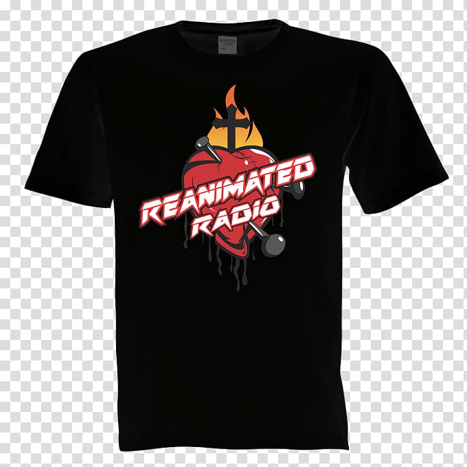 T-shirt Unblack metal Reanimated Radio Horde Sleeve, heart-shaped tattoo t-shirt transparent background PNG clipart