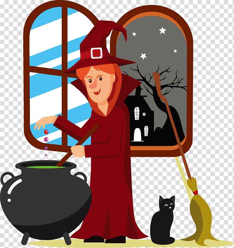 Euclidean Poison Witchcraft, The witch who makes poison transparent background PNG clipart