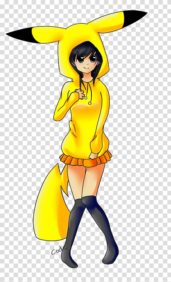 Pikachu Illustration Girl, pikachu transparent background PNG clipart