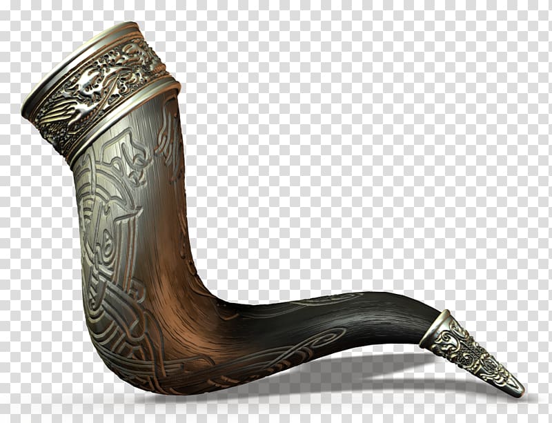 Drinking horn Viking Mead Beer, beer transparent background PNG clipart