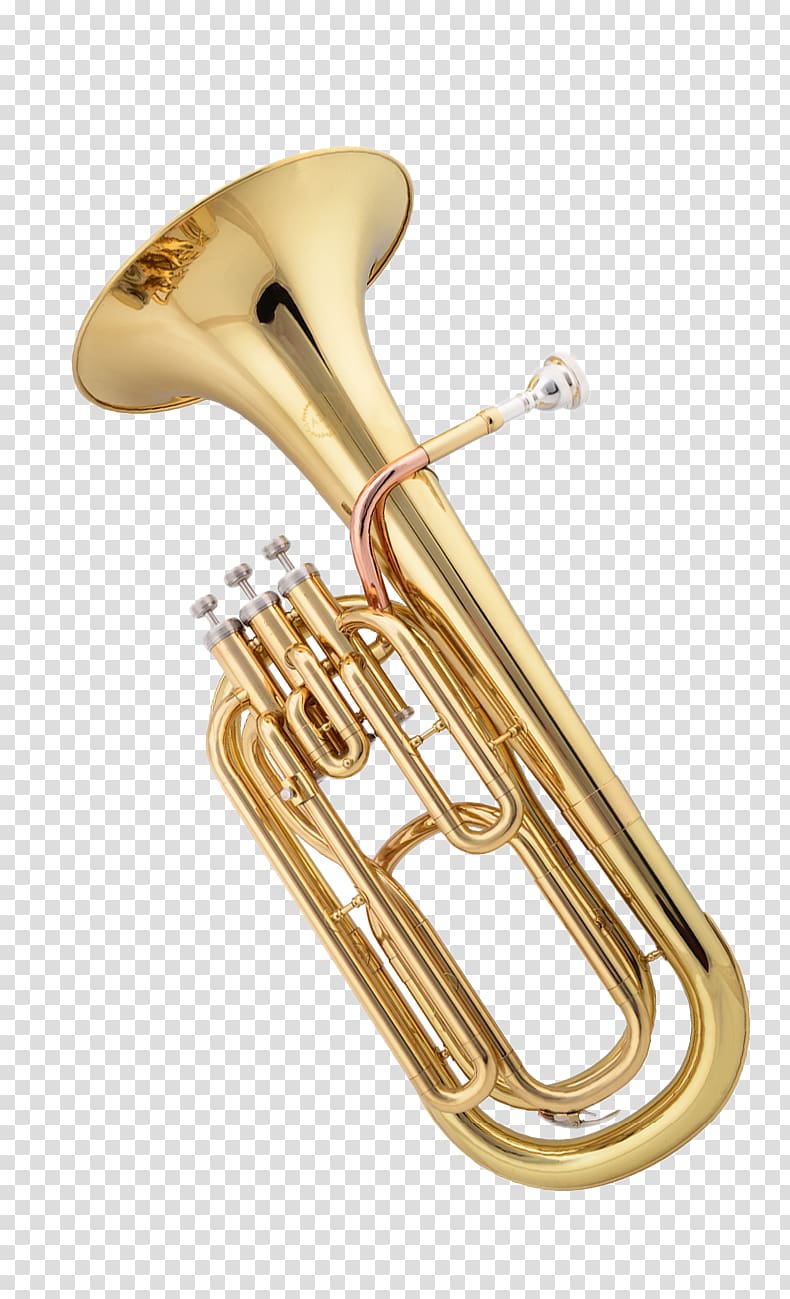 Saxhorn Euphonium Trumpet Tenor horn Wind instrument, Li key Euphonium transparent background PNG clipart