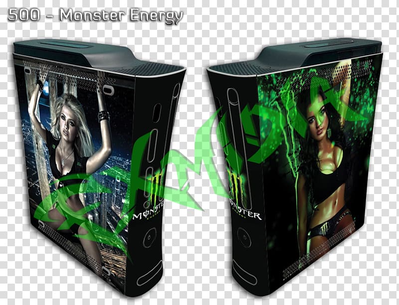 Xbox 360 Video Game Consoles, monster energy. transparent background PNG clipart