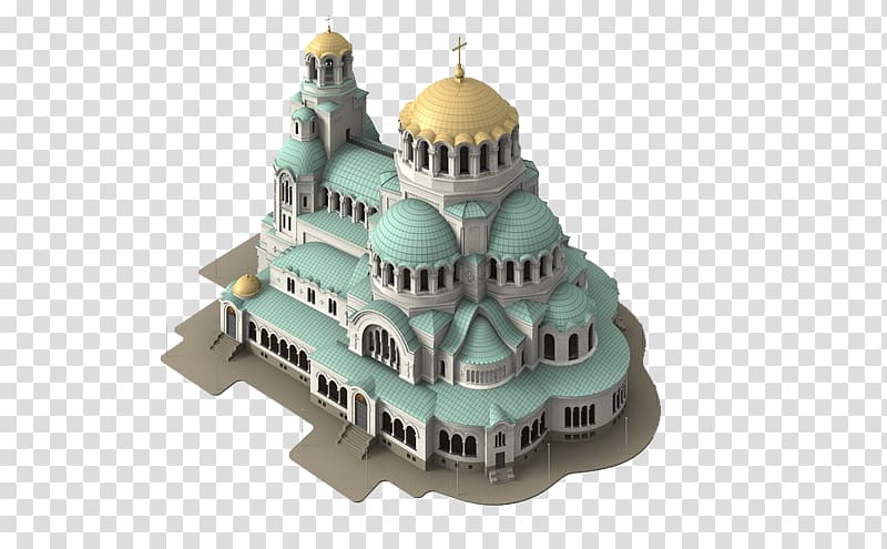 Alexander Nevsky Cathedral, Sofia Nevsky Prospect Church Architecture, Church Building transparent background PNG clipart