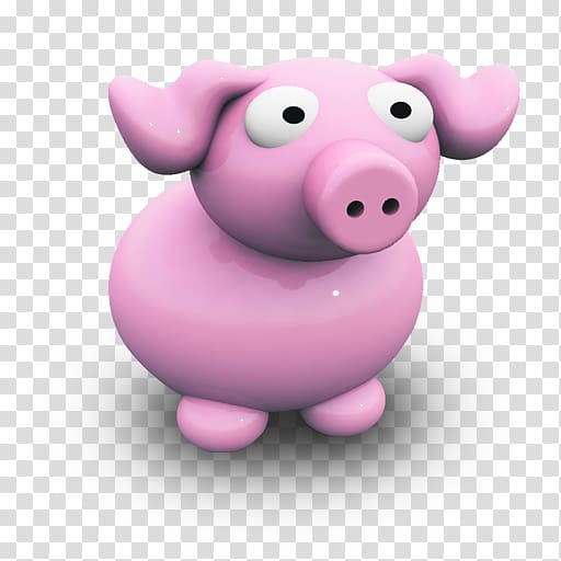 pink pig illustration, pink piggy bank snout, PigPorcelaine transparent background PNG clipart