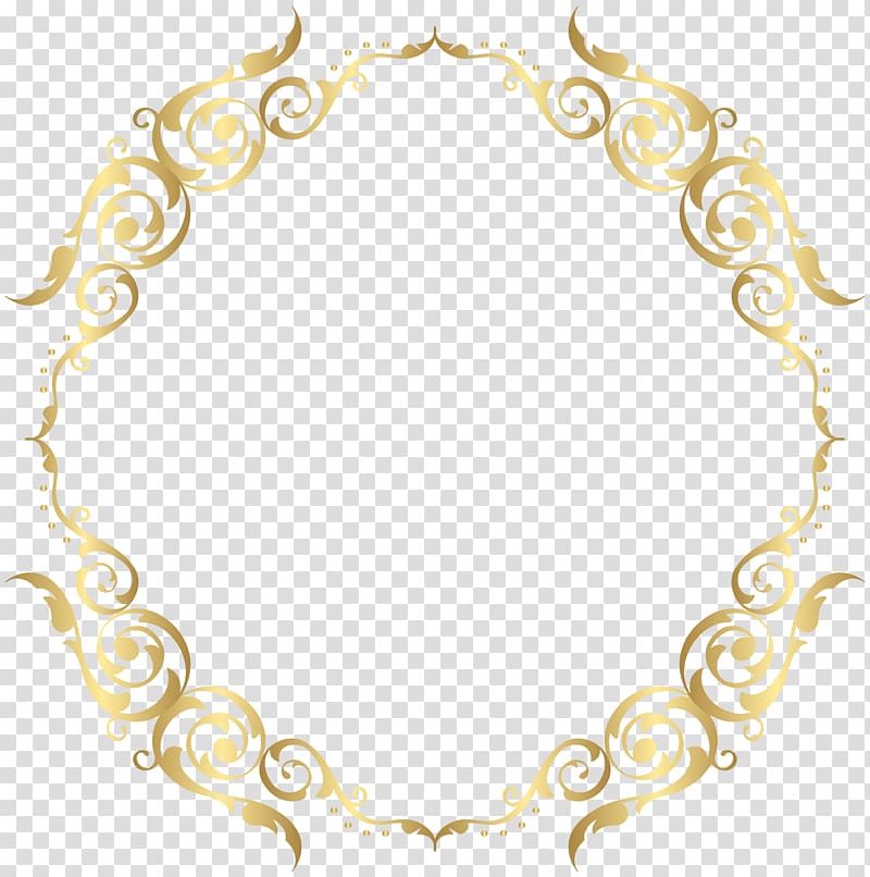 frame Gold, Border Frame Golden transparent background PNG clipart