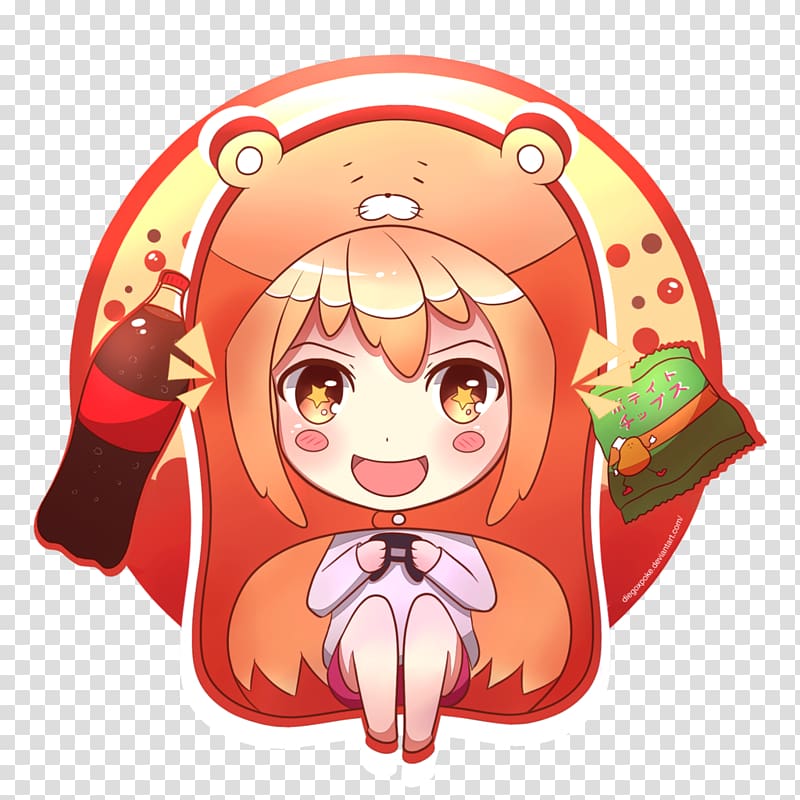 Himouto! Umaru-chan Anime Chibi Manga, Chibi transparent background PNG clipart