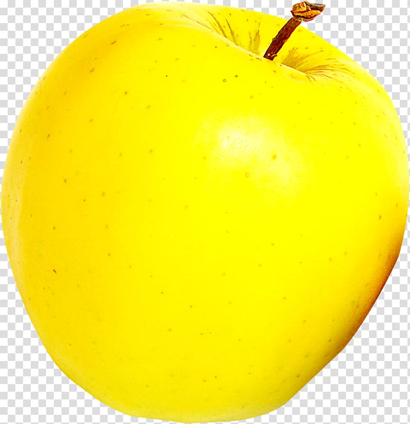 Yellow Diet food Apple, Yellow apple transparent background PNG clipart