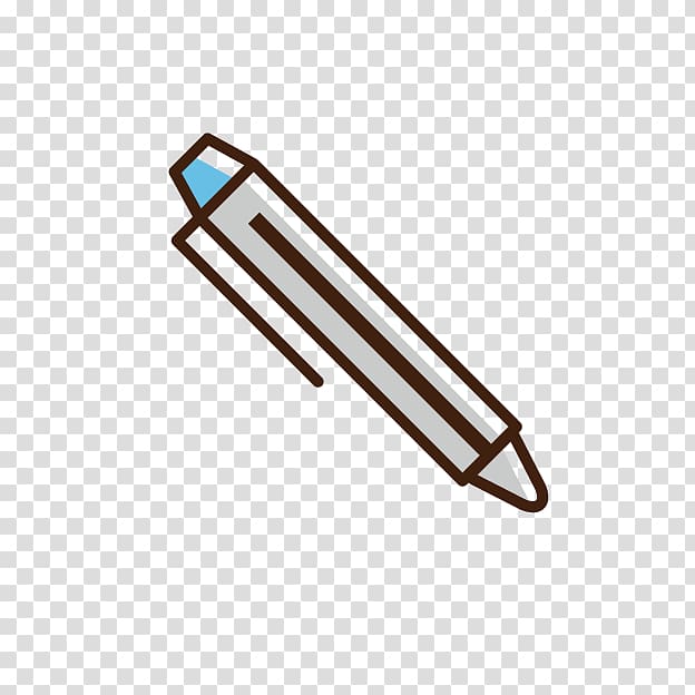Drawing Pencil Cartoon Ballpoint pen, Hand-painted cartoon pencil transparent background PNG clipart