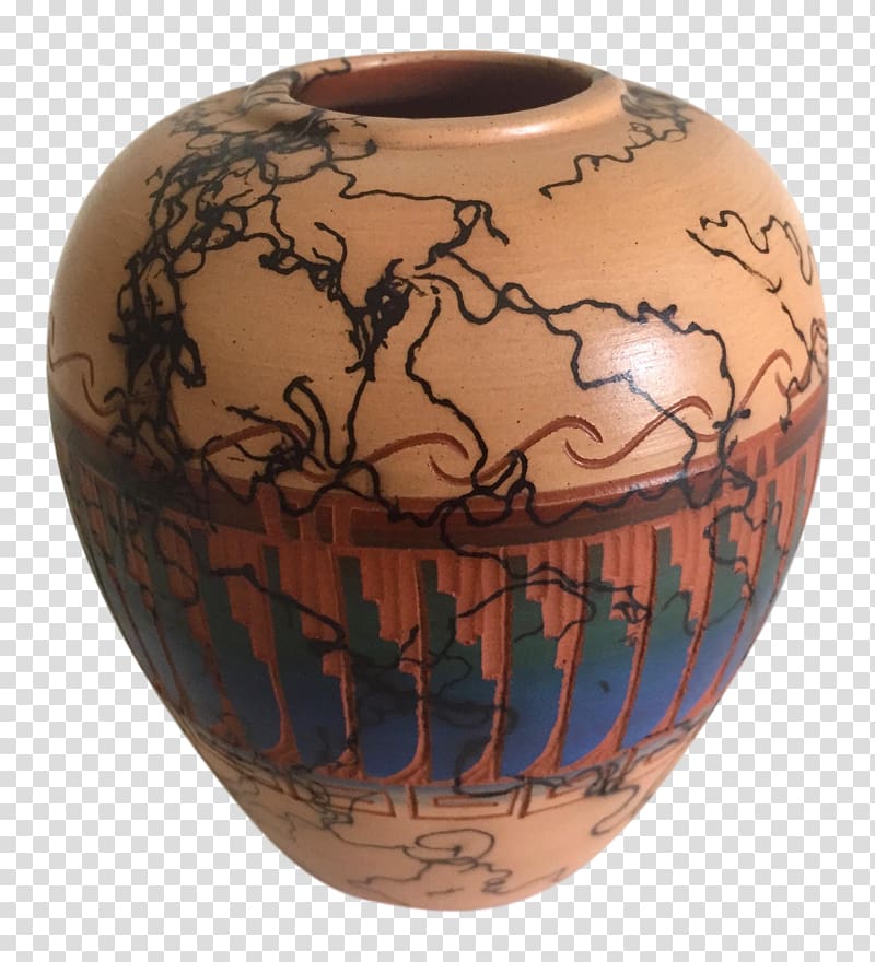 Vase Pottery Ceramic Art Navajo, vase transparent background PNG clipart