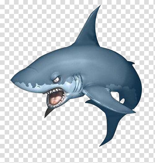 Great White Shark, Shark Rendering Software, 3D Great White Shark transparent background PNG clipart