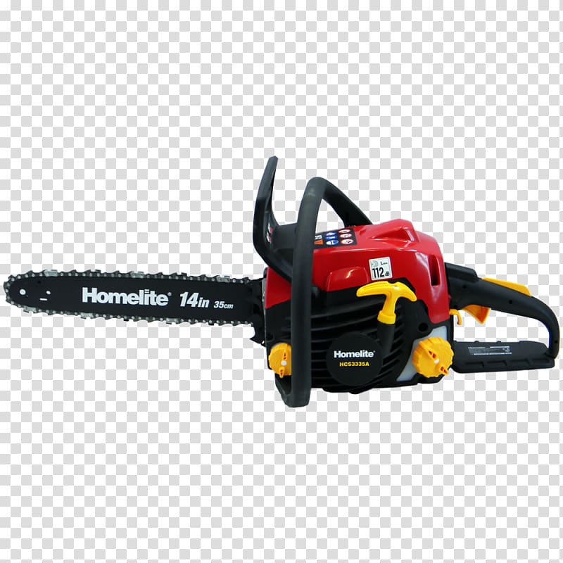 Chainsaw Tool Two-stroke engine Homelite Corporation, chainsaw transparent background PNG clipart
