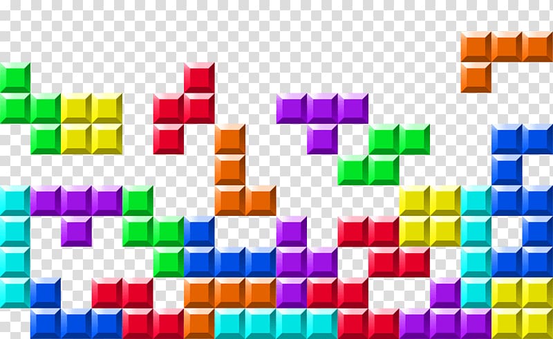 Tetris Game. Tetris Pixel Background. Arcade Game. Background of