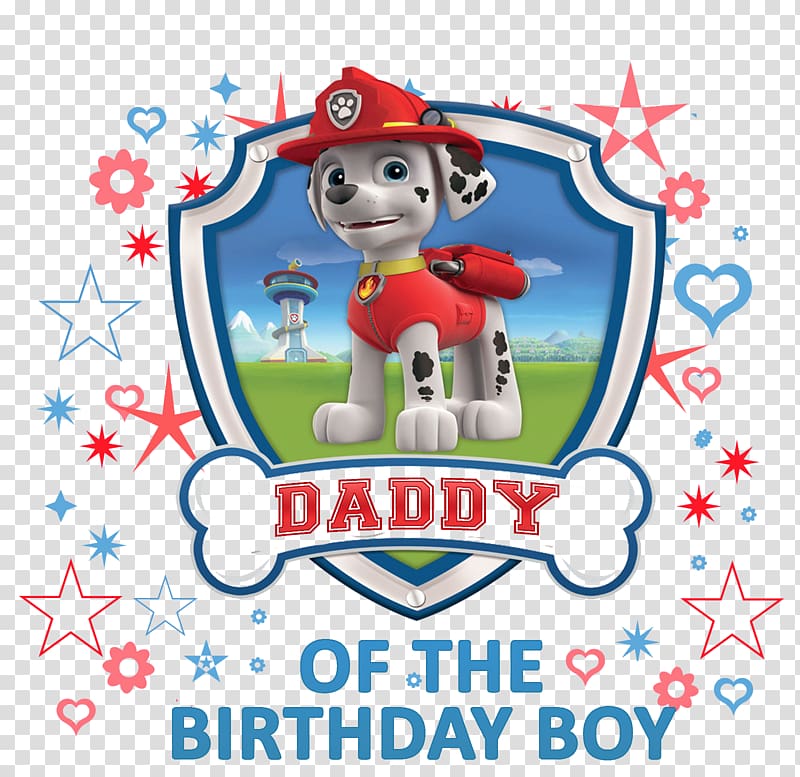 Birthday Party Shirt , dog duck letter patrol alphabet, paw patrol transparent background PNG clipart